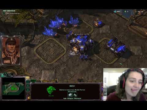 "What race to choose??" Girl Meets StarCraft 2: Training Video 1