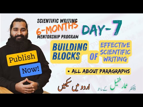 Scientific Writing Complete course Six months of Scientific Writing Mentorship Program in Urdu