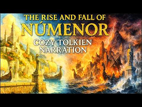 Rise & Fall of Numenor : Complete 5 Hours AUDIOBOOK | Sleepy Tolkien Lore
