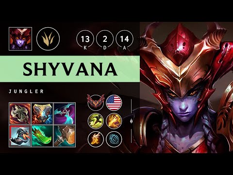 Shyvana Jungle vs Xin Zhao - NA Grandmaster Patch 25.14