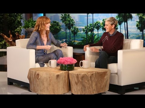 Florence Welch on the Ellen Degeneres Show Interview 2015