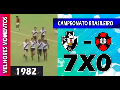 VASCO 7X0 MOTO CLUB  | CAMPEONATO BRASILEIRO 1982