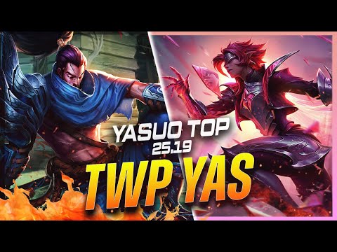 TheWanderingPro - Yasuo vs Riven TOP Patch 25.19 - Yasuo Gameplay