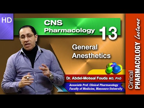 CNS Pharmacology (Ar) - Lec 13 - General Anesthetics
