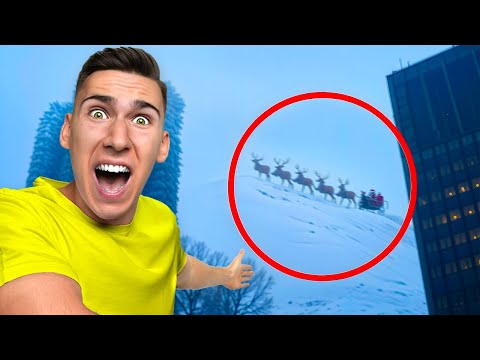 PRAVI DEDA MRAZ SNIMLJEN KAMEROM!