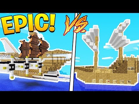 JeromeASF - OP BUILD YOUR OWN SHIP IN MINECRAFT - SEA OF THIEVES IN MINECRAFT MINIGAME?! Minecraft 1.12.2 Modded