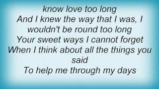 Al Green - Stay With Me Forever Lyrics