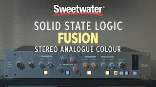 Video thumbnail for Solid State Logic Fusion Stereo Analogue Colour Master Processor Review by Sweetwater