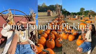 A Day In My Life: Pumpkin Picking & Home Decor Shopping W/ My BF