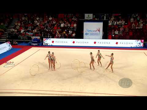 Russian Federation (RUS) - 2019 Rhythmic Junior Worlds, Moscow (RUS) - Qualifications 5 Hoops