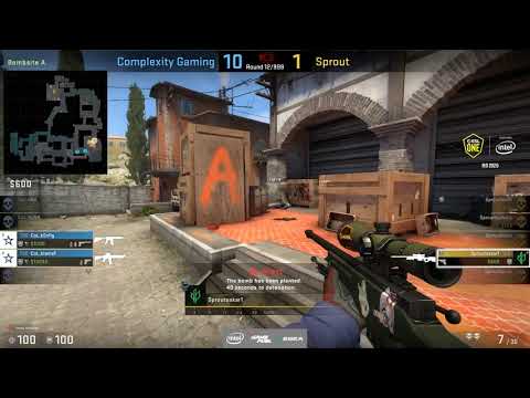 ESL CSGO   Sprout oskar 1vs4 awp against Complexity on EU Minor closed qual   YOUTUBE