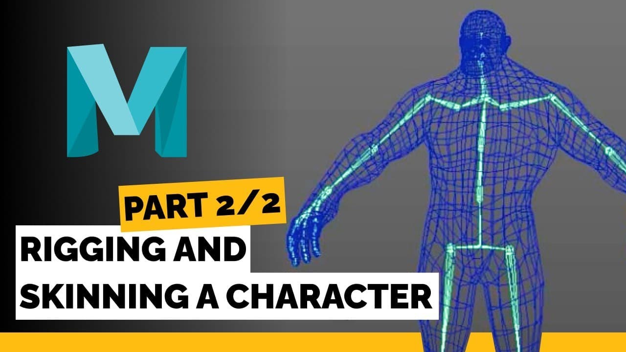 Rigging, skinning, and controls - Professional Tutorial