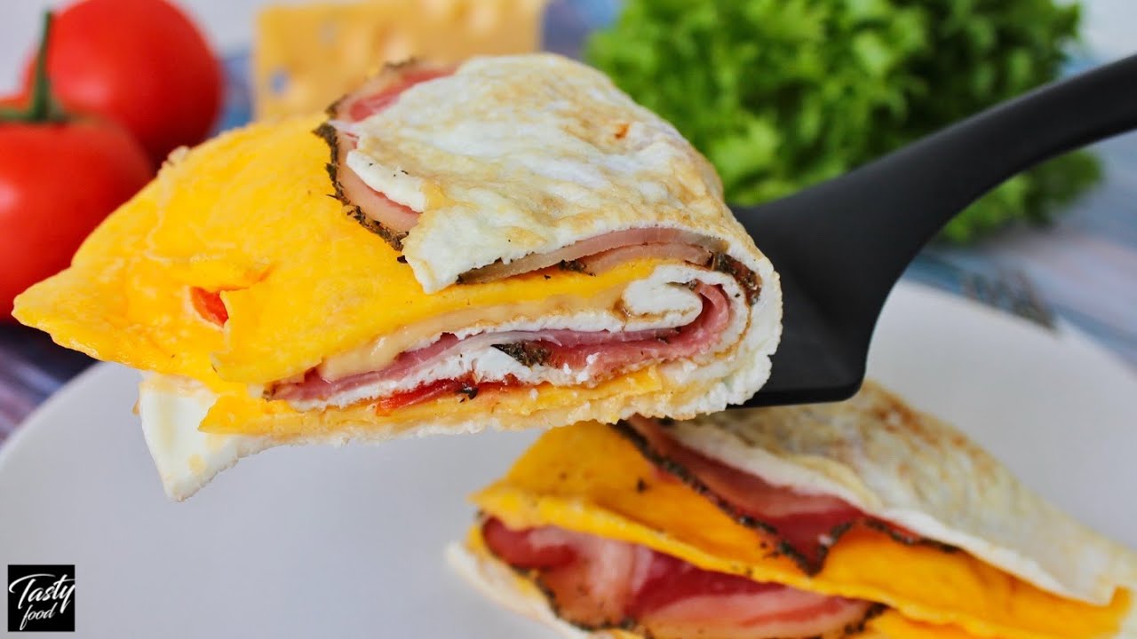 Слоеная яичница! Завтрак, На Который Сбежится Вся Семья! Tasty food