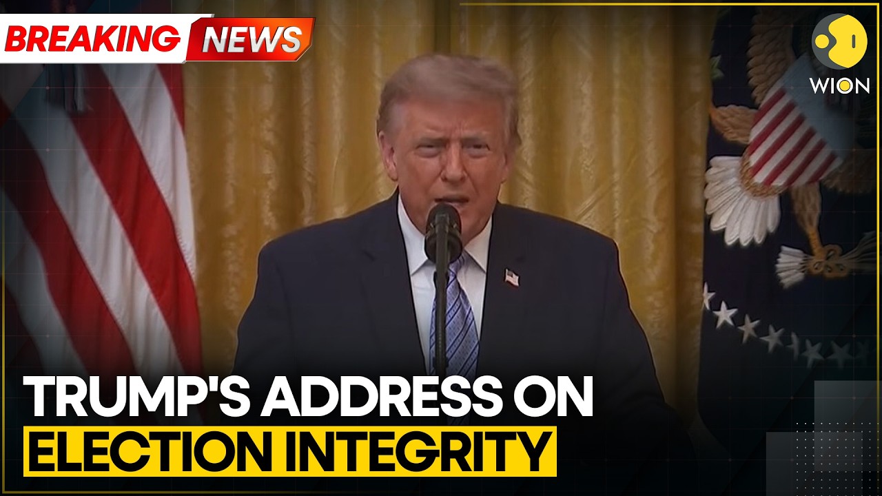 BREAKING: Donald Trump Addresses America On Election Integrity And Voting Security | WION