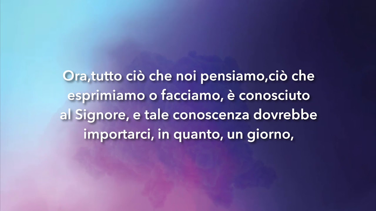 Meditazione Calendario"Parole di Vita" del 13 novembre 2019