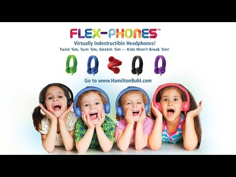 Hamilton Buhl Flex-Phones Foam Headphones (Green, 12-Pack) and Accessory Bundle