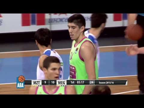 ABA Liga 2015/16, Round 17 match: MZT Skopje Aerodrom - Mega Leks (29.12.2015)