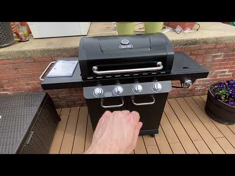 Dyna-Glo 4 Burner Premier Propane Gas Grill With Side Burner