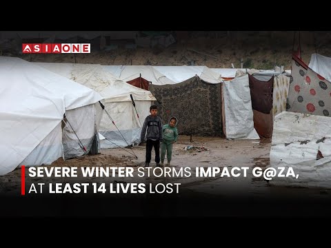 Severe Winter Storms Impact G@z@, At Least 14 Lives Lost | Asia One News