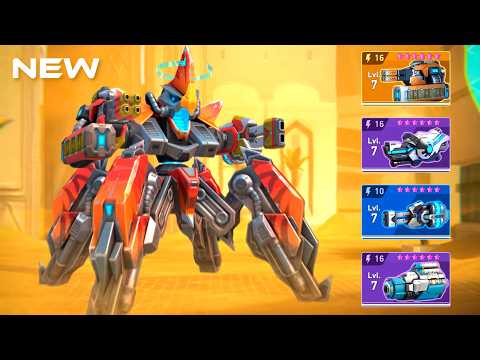 New TECHNOSAURUS - Blockhorn & Gauss Rifle 10, Dreadshot 16, Stasis Beam, Voltaic RPG - Mech Arena