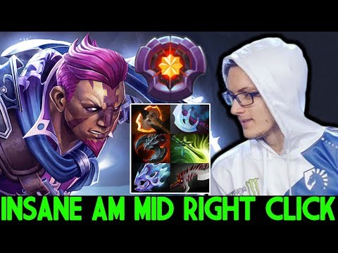 MIRACLE [Anti Mage] Insane AM Mid Right Click Cancer Gameplay 7.24 Dota 2