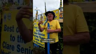 Clare superfan’s garden ‘visible for miles’