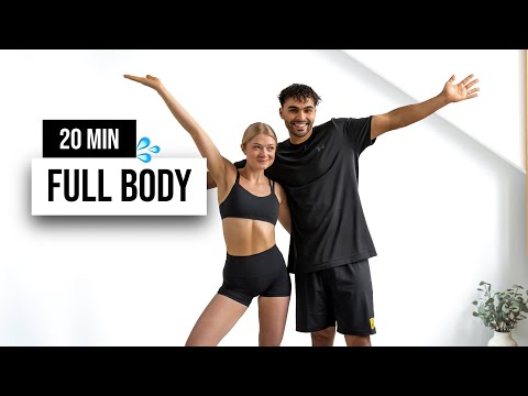 20 MIN KILLER FULL BODY Home Workout - No Equipment - No Repeats - Get Fit with Younes Zarou