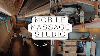 Mobile Massage Studio! Full Detailed Walk-through Tour.