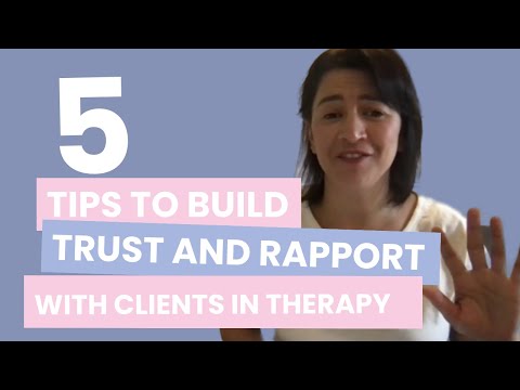 5 ways to build rapport with clients in therapy