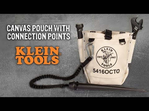 Klein Tools Canvas Pouch with Connection Points