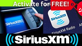 2024 How to Activate SiriusXM® Satellite Radio for FREE (No Credit Card Required)XM HD Digital Sound