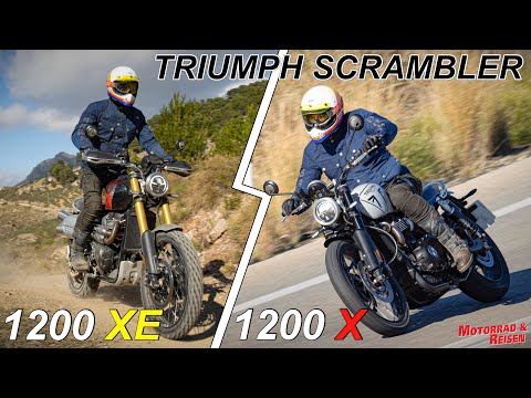 TRIUMPH SCRAMBLER 1200 X & XE - Welche passt zu Dir?