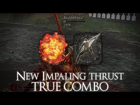 Impaling Thrust has a new True combo. It's solid.