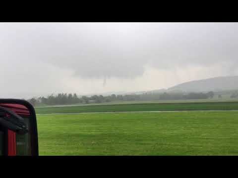 Trichterwolke im Bereich Himmelkron/Wirsberg