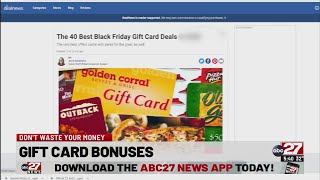 Gift cards can make great stocking stuffer