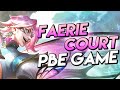 PLAYING FAERIE COURT EZREAL ON PBE - Full Gameplay