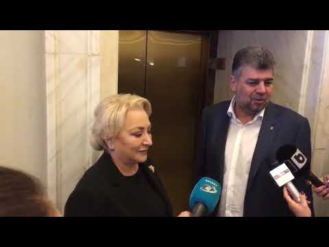 Mediafax 10 Octombrie - Viorica Dăncilă, înainte de moțiune: Sunt pozitivă și optimistă