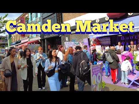 London CAMDEN MARKET Walking Tour 🇬🇧 | Camden Town Walk 2023