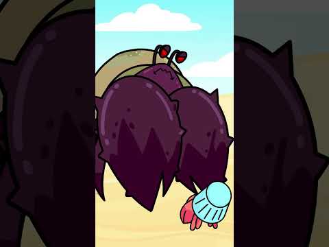 Hermit Crab vs. Seagull 🐚 | Animation Meme | Funny Ocean Cartoon #shorts #animation #funny