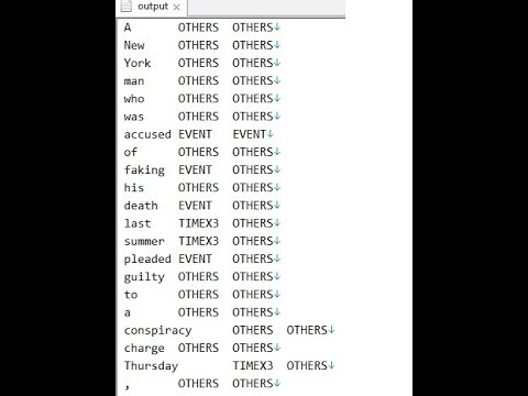 Temporal Event Extraction using Machine Learning