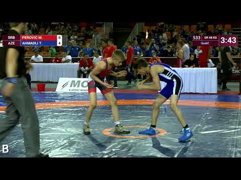 Qual. GR - 48 kg: M. PEROVIC (SRB) v. TEYMUR AHMAD (AZE)