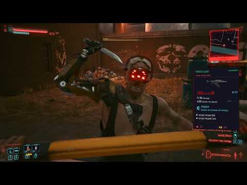 Cyberpunk 2077 testing potential broken perks. Juggernaut and Gladiator.