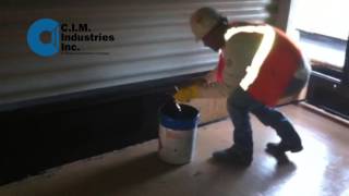 CIM Industries 1000 roller application UTD cooling tower