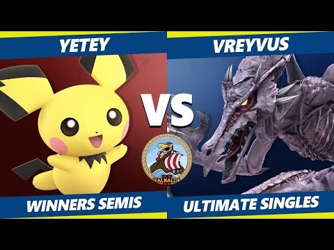 Smash Ultimate Tournament - Yetey (Pichu) Vs. Vreyvus (Ridley) Valhalla II SSBU Winners Semis