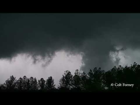 Quitman, Mississippi Tornado and Baseball Size Hail! - April 15, 2011