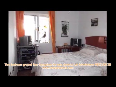 REF: 2307JN - Two bedroom ground floor bungalow for sale close to Los Montesinos