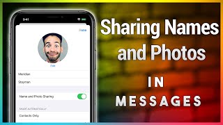Share Your Name & Photo in Messages for iOS