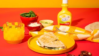 I Cant Believe Its Not Butter! Quick Breakfast Quesadilla