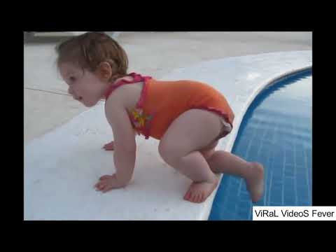 Funny Baby Swimming Pool, Funny Moments