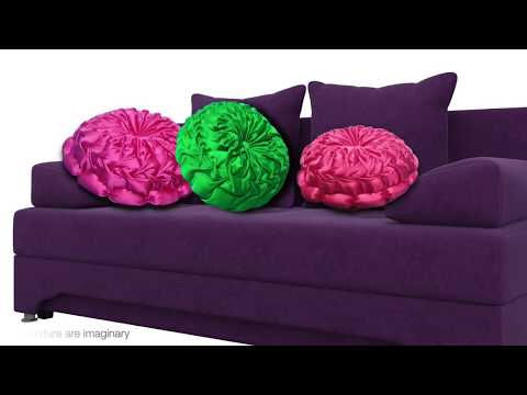 Soft satin decorative cushions